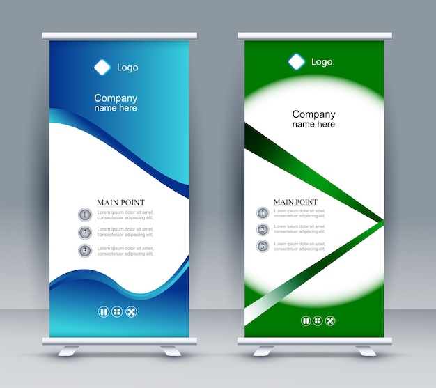 x stand modern banner design