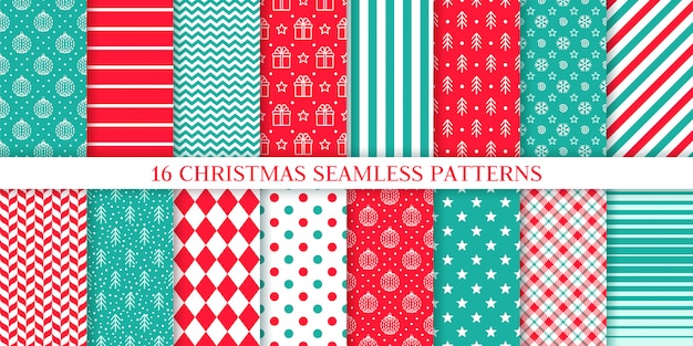 Xmas seamless pattern.