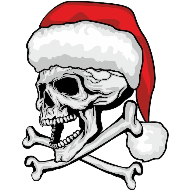 Xmas sign with skull, grunge vintage design t shirts