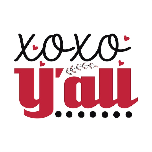 Xoxo yu is written in red and black