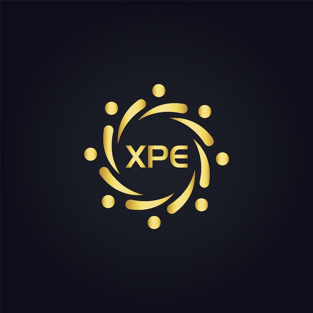 XPE logo X P E design White XPE letter XPE X P E letter logo design X P E letter logo design in