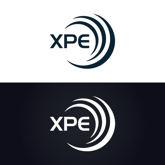 XPE logo X P E design White XPE letter XPE X P E letter logo design X P E letter logo design in