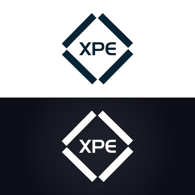 XPE logo X P E design White XPE letter XPE X P E letter logo design X P E letter logo design in