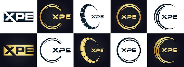 XPE logo X P E design White XPE letter XPE X P E letter logo design X P E letter logo design in