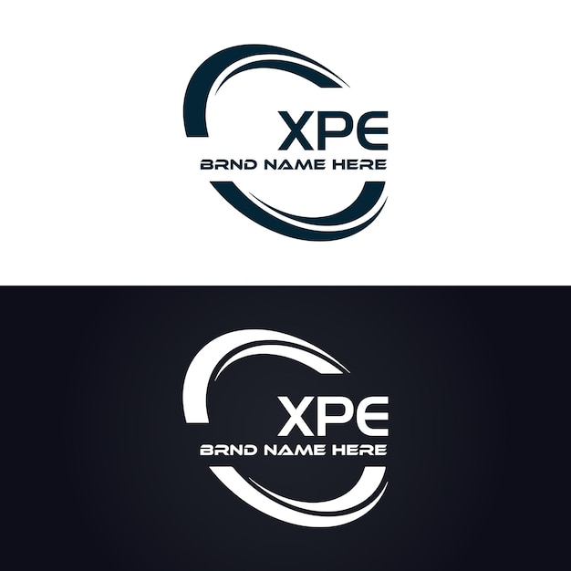 XPE logo X P E design White XPE letter XPE X P E letter logo design X P E letter logo design in