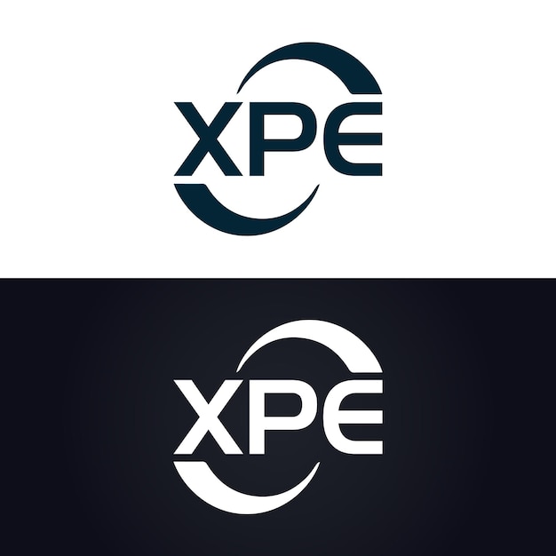 XPE logo X P E design White XPE letter XPE X P E letter logo design X P E letter logo design in