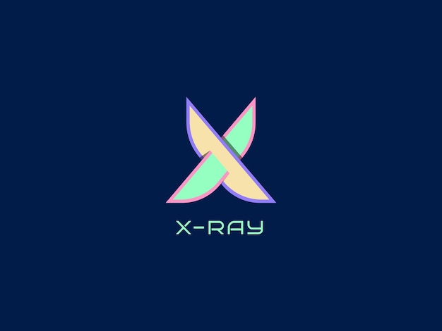 Xray logo design letter x