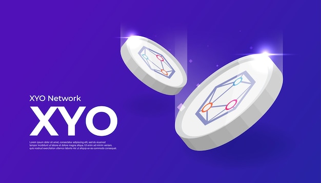 XYO Network XYO coin cryptocurrency concept banner