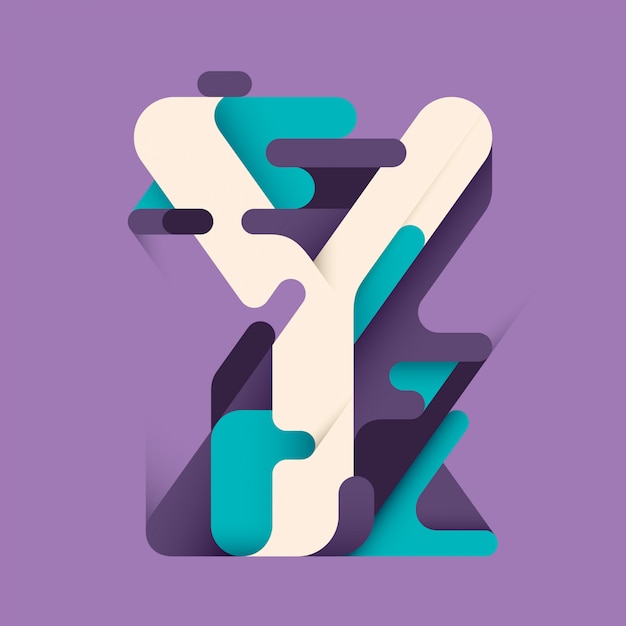 Y letter design