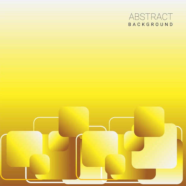 Yellow Abstract Background Vector Art