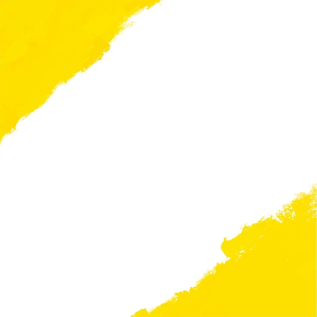 Yellow abstract brush stroke background