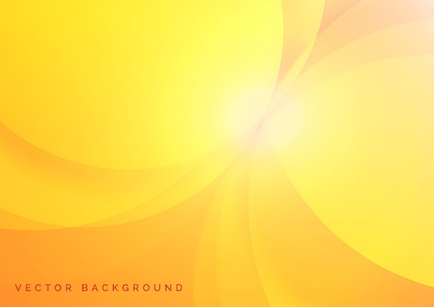 Vector a yellow background with a sun and a yellow flower