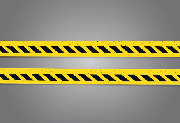 a yellow and black caution tape that says caution