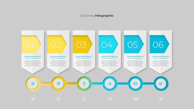 yellow and blue infographic