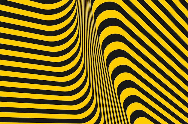 Yellow and dark gray stripe lines pattern geometric style texture design