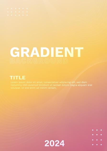 Yellow Gradient for Graphic Design Projects