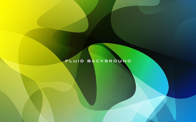 Yellow green blue gradient color abstract light background modern background concept eps10 vector