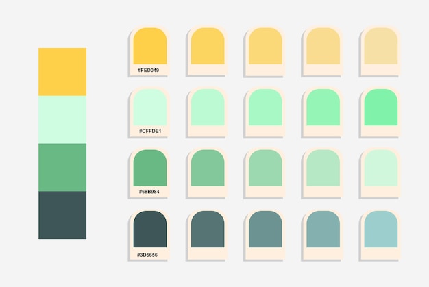 Yellow green dark blue color palette nature and pastel colors catalog colour matching rgb colors