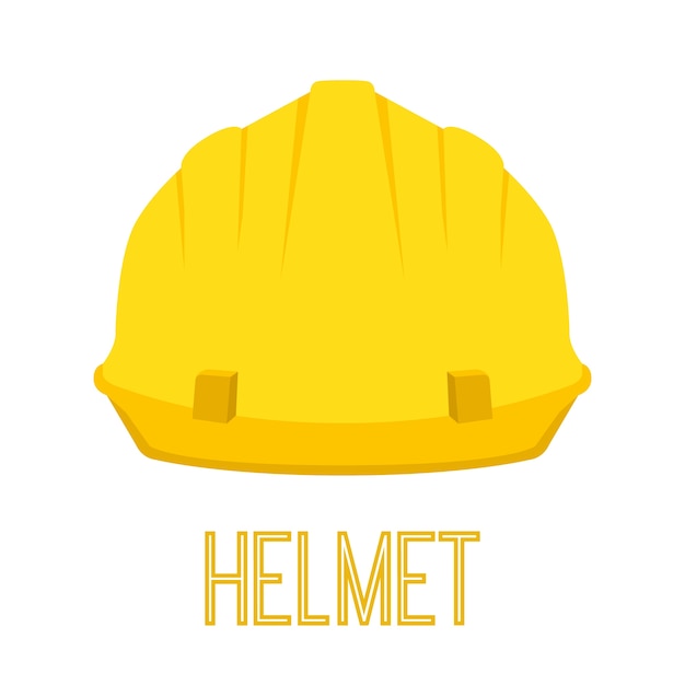 Yellow helmet