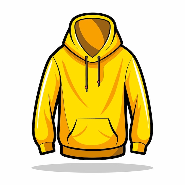 Yellow Hoodie Mockup