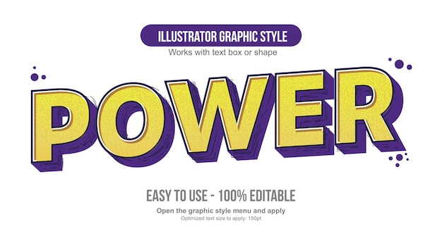 yellow and purple 3d cartoon typography