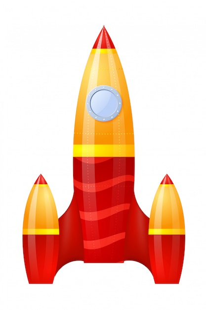 Yellow-red rocket