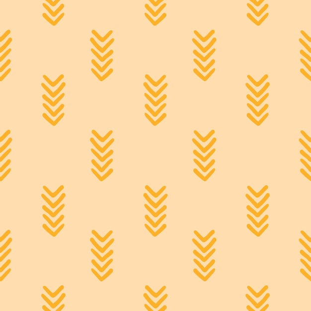 Yellow seamless pattern with arrows