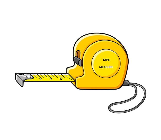 Yellow tape measure