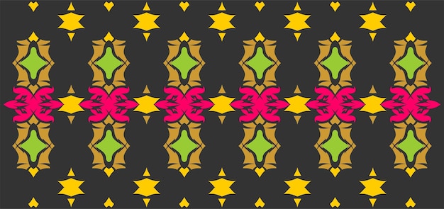 yellow tie pattern motif with beautiful red black background