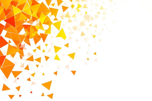 Vector yellow triangle pattern background vector