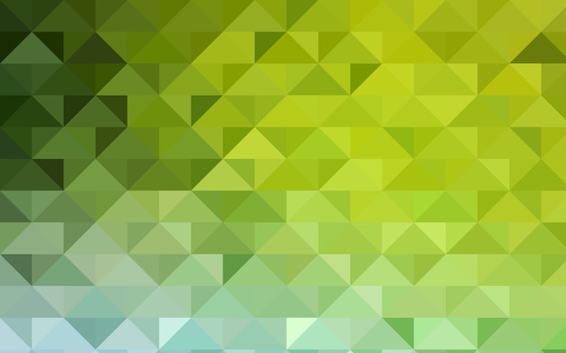 Yellow vector triangle mosaic pattern