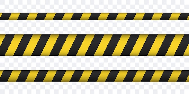 Yellowblack signal tape Signal marking Warning tape