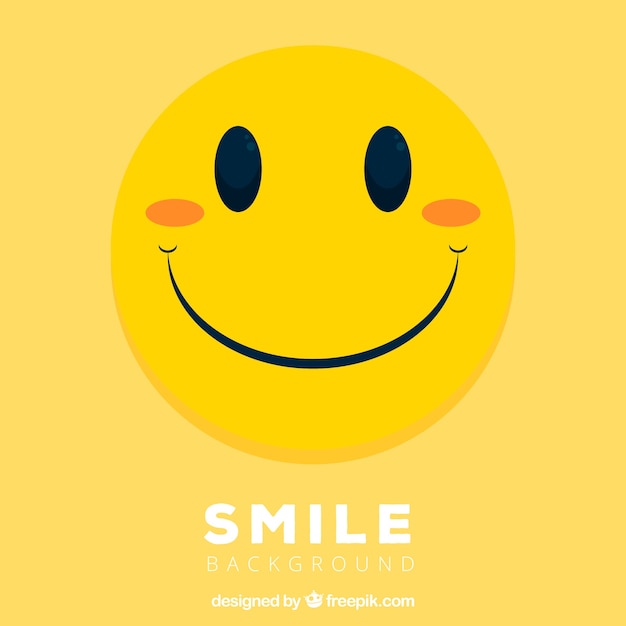 Yelow smiley background