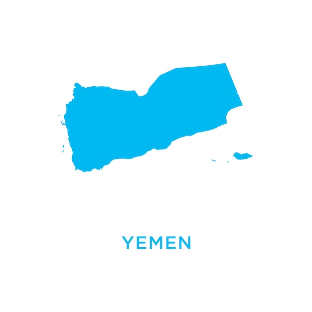 Yemen map icon Asia design illustration