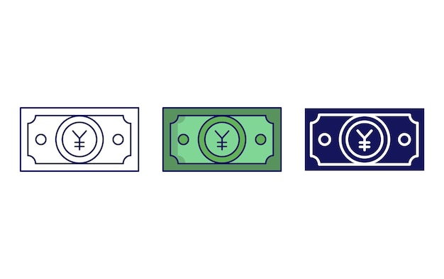 Yen vector icon