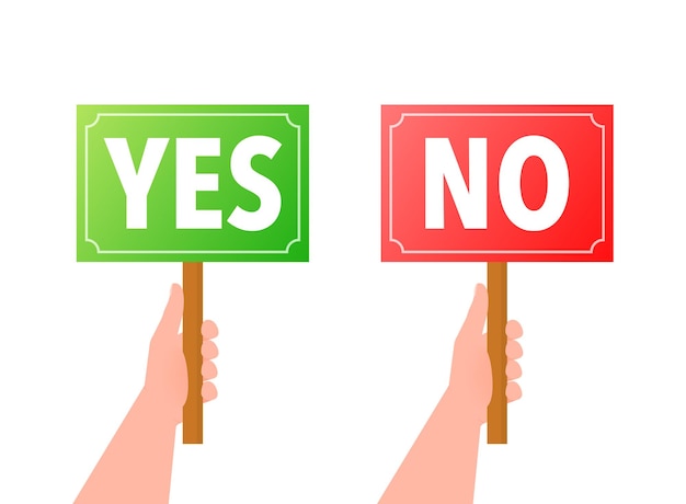 Yes and No button Approved and Rejected Yes no in speech bubble Check marks