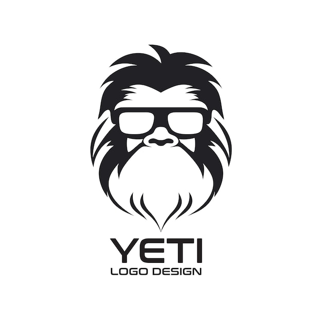 Yeti vector logo design