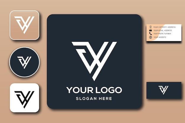 yh monogram logo design