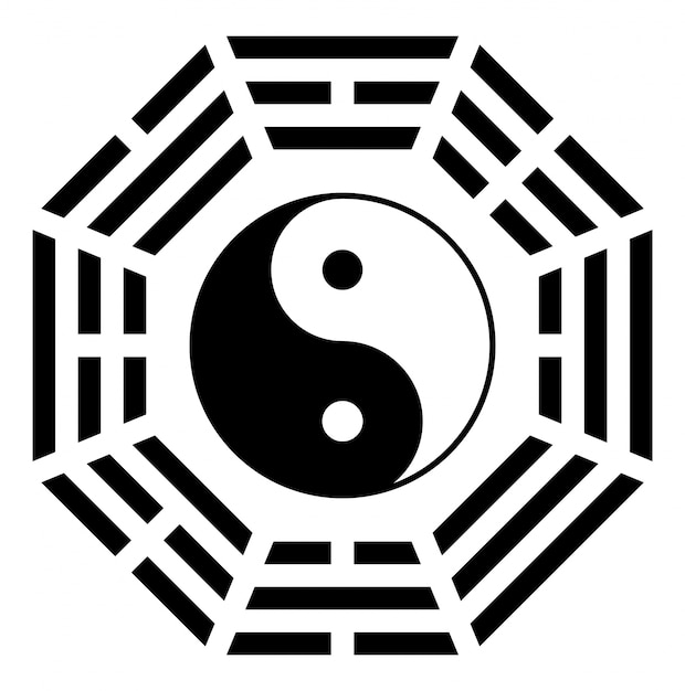 Ying yang symbol of harmony and balance