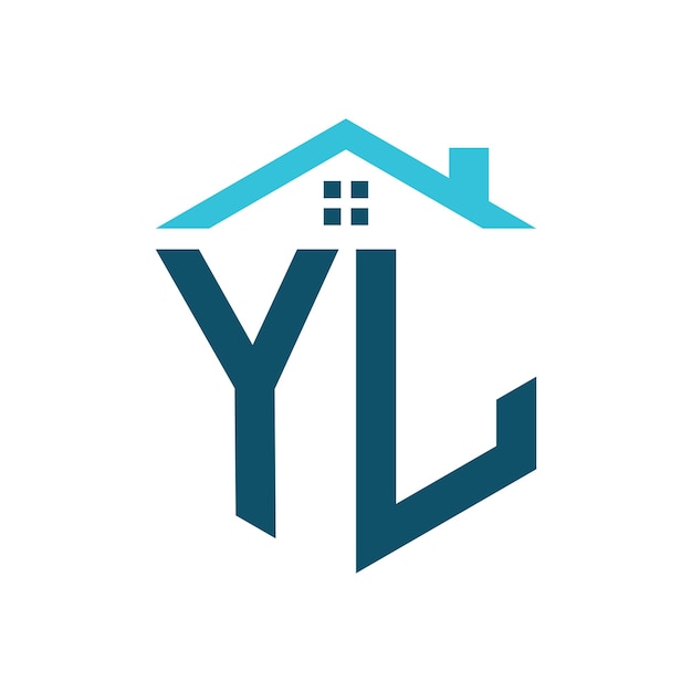 YL House Logo Design Template Letter YL Logo for Real Estate Construction or any House Related Business