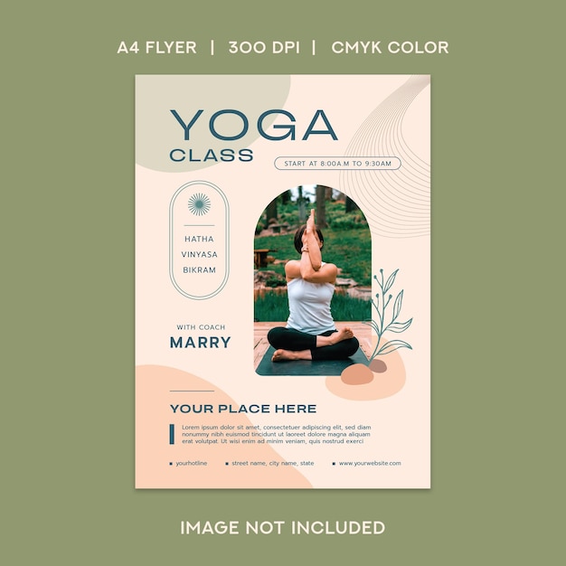 Yoga Class Flyer