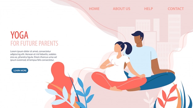 Yoga for Future Parents Flat  Website