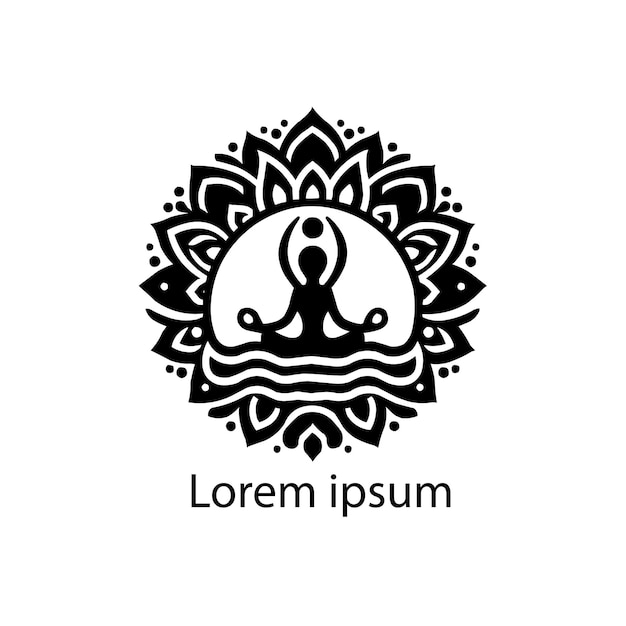 a yoga logo for brand