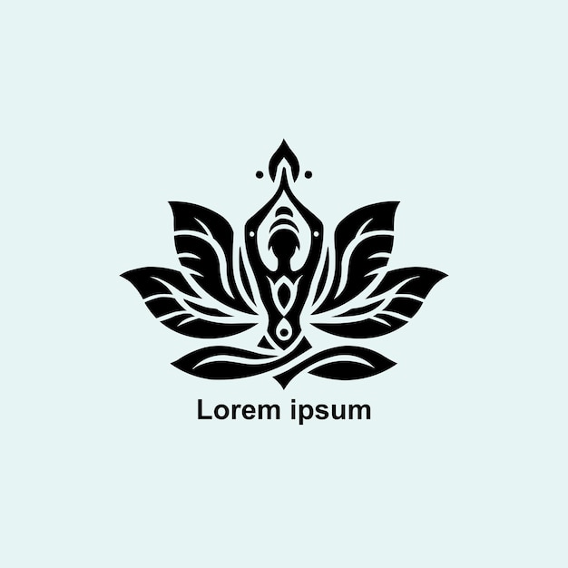 A yoga logo design for brand