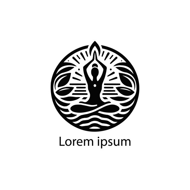 a yoga logo design