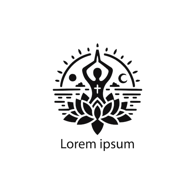 a yoga logo design