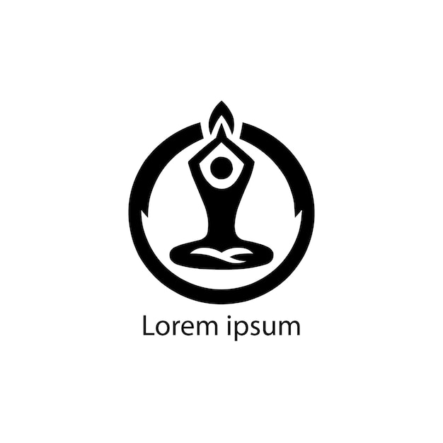 a yoga logo design