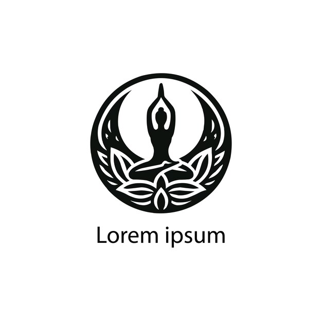 a yoga logo design