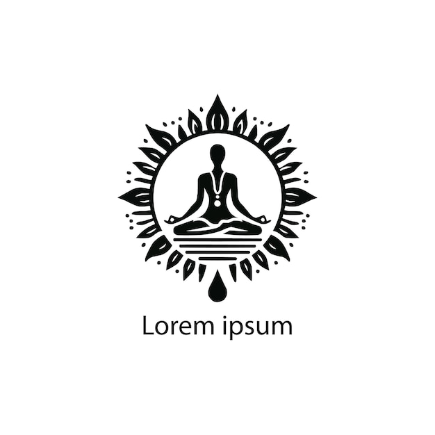 a yoga logo design