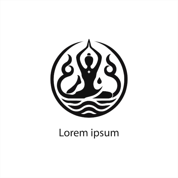 a yoga logo design